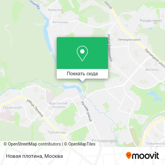Карта Новая плотина