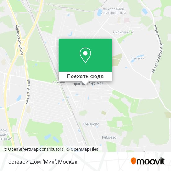 Карта Гостевой Дом "Мия"
