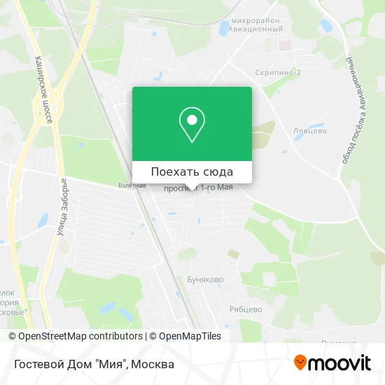 Карта Гостевой Дом "Мия"