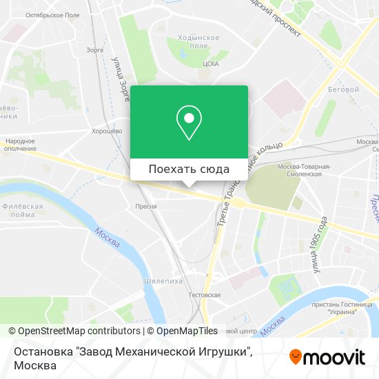 Карта Остановка "Завод Механической Игрушки"