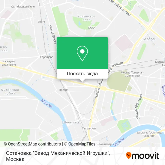 Карта Остановка "Завод Механической Игрушки"