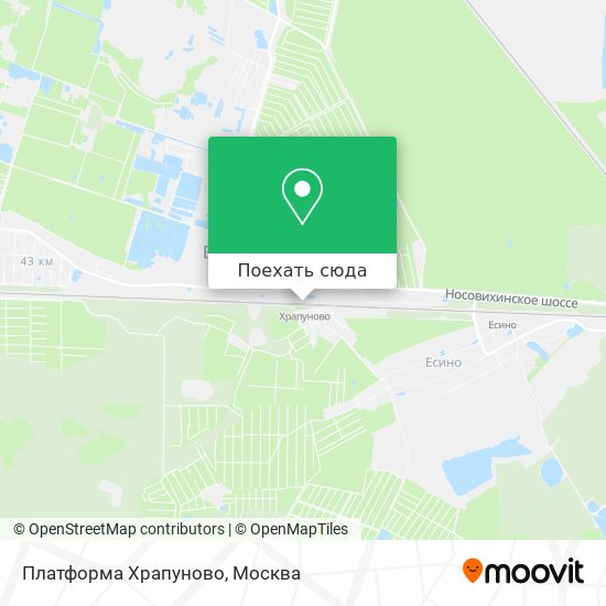 Москва храпуново карта