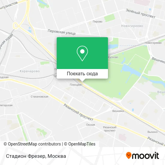 Карта Стадион Фрезер