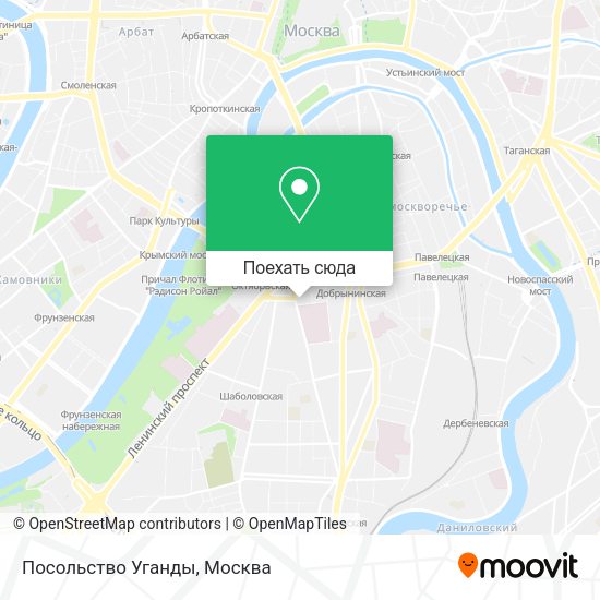 Карта Посольство Уганды