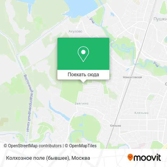 Карта Колхозное поле (бывшее)