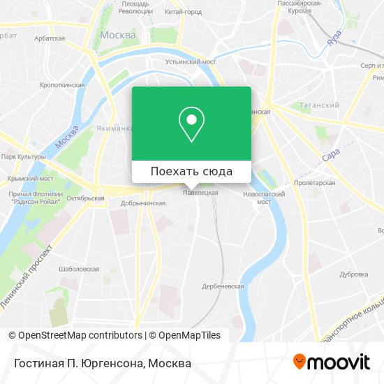 Карта Гостиная П. Юргенсона