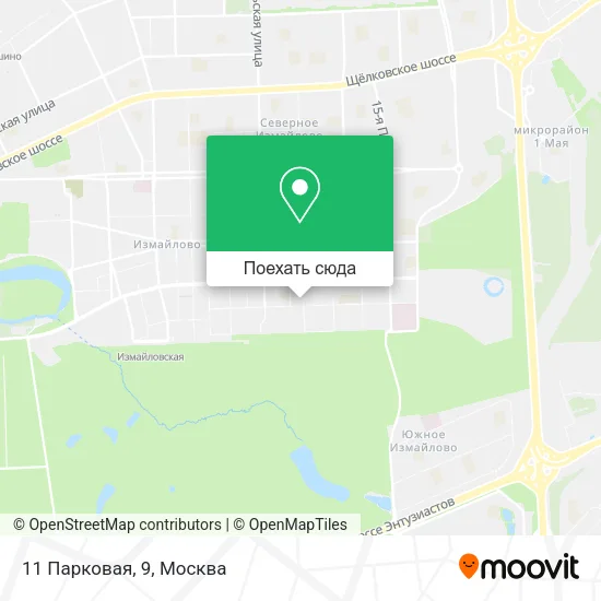 Карта 11 Парковая, 9