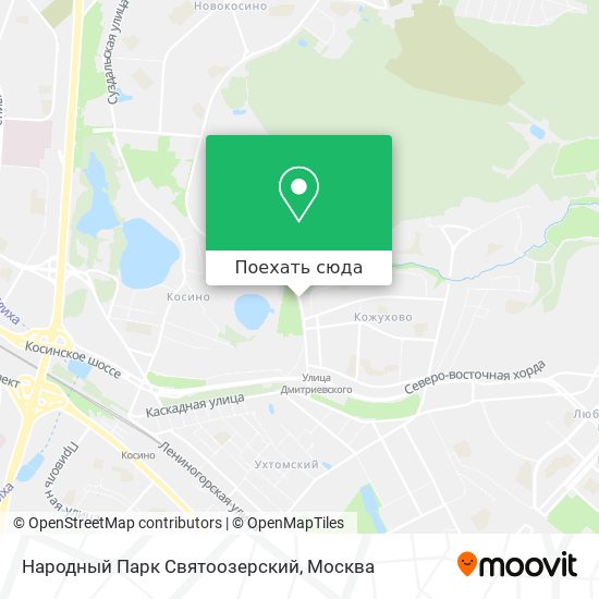 Карта Народный Парк Святоозерский