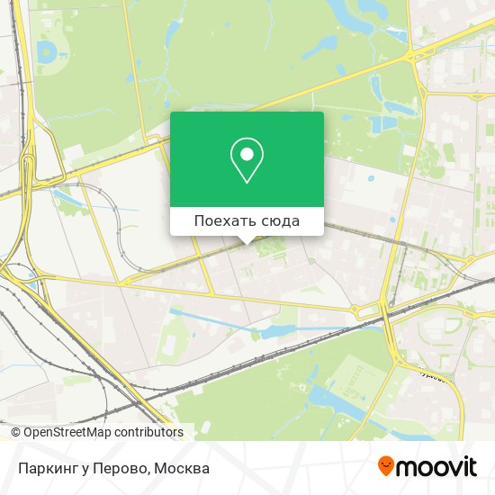 Карта Паркинг у Перово