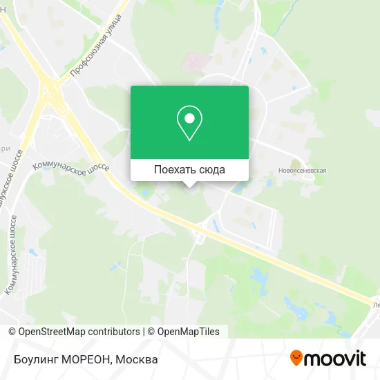 Карта Боулинг МОРЕОН