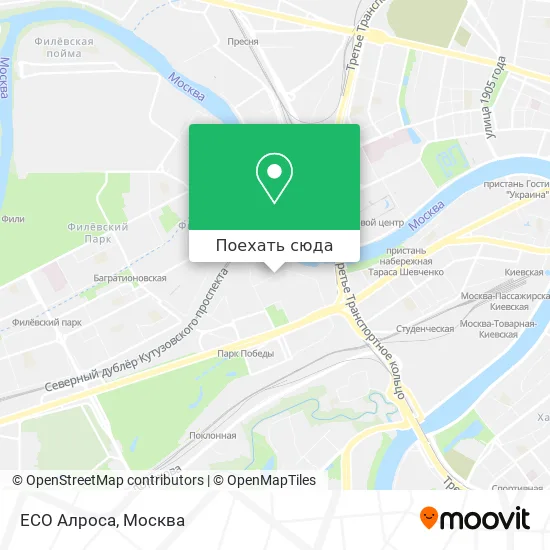 Карта ЕСО Алроса