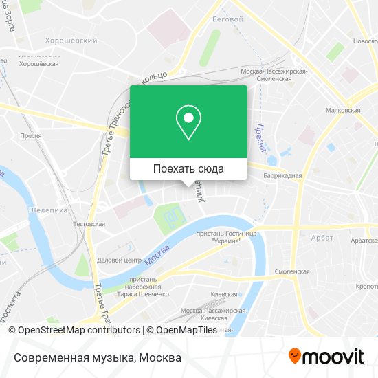 Карта Современная музыка