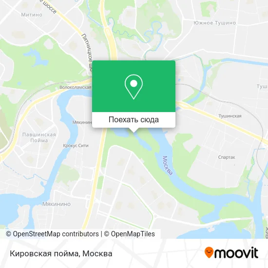 Карта Кировская пойма