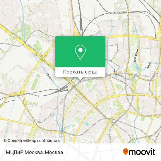 Карта МЦПиР Москва