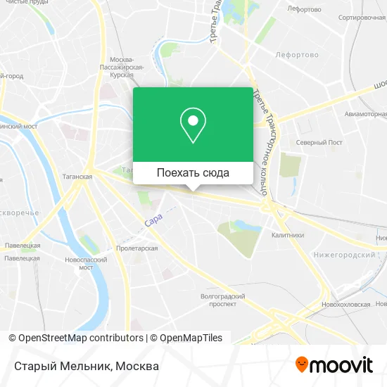 Карта Старый Мельник