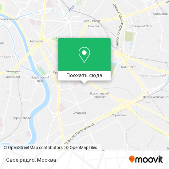 Карта Свое радио