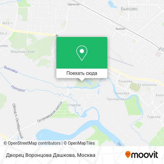 Карта Дворец Воронцова Дашкова