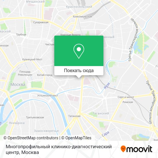 Карта Многопрофильный клинико-диагностический центр
