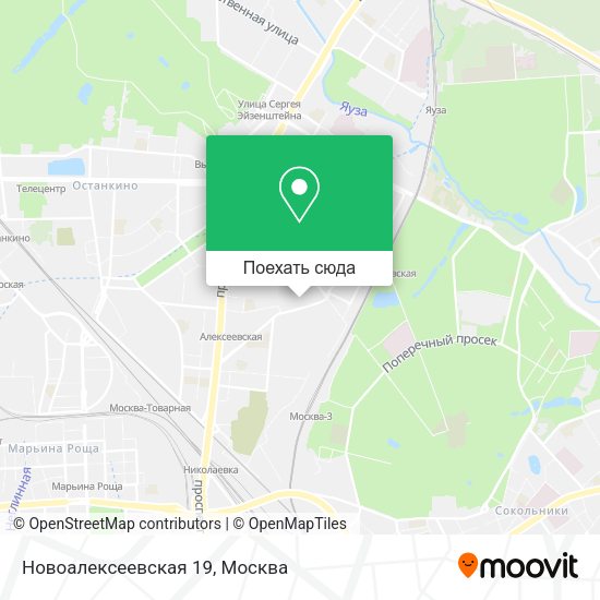 Карта Новоалексеевская 19