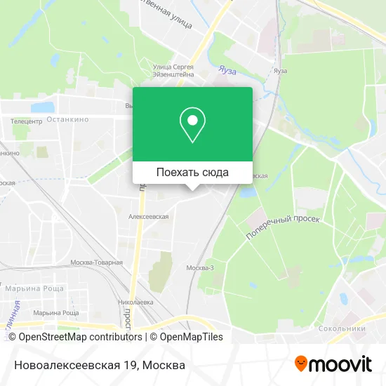 Карта Новоалексеевская 19