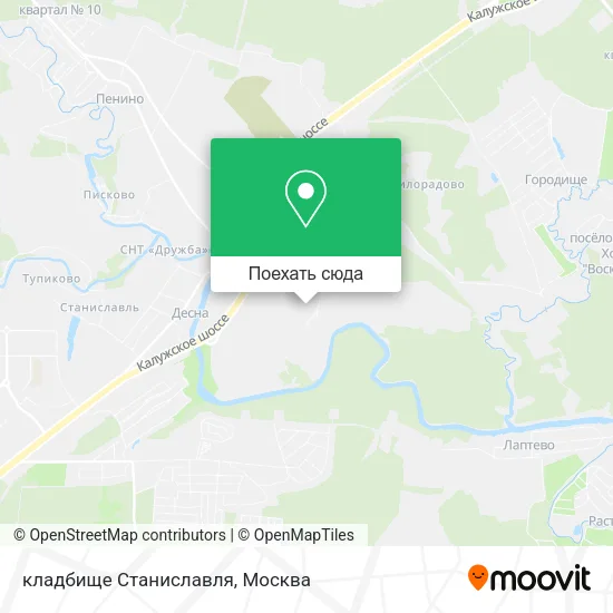 Карта кладбище Станиславля
