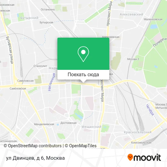 Карта ул Двинцев, д 6