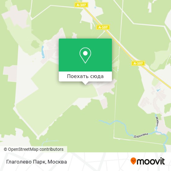 Карта Глаголево Парк