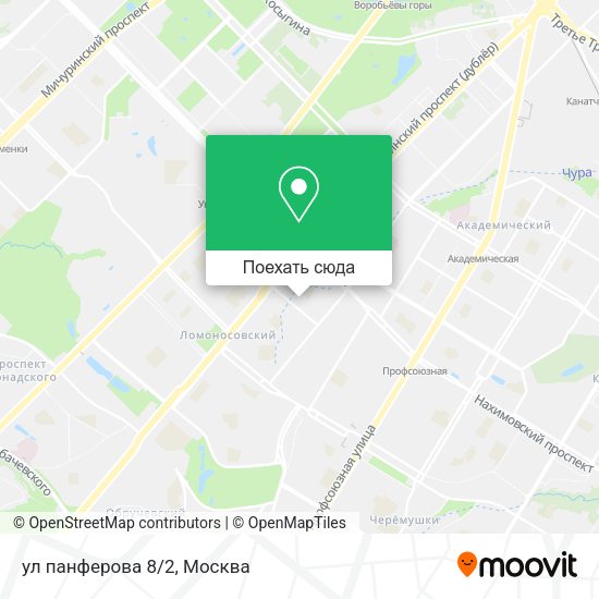 Карта ул панферова 8/2