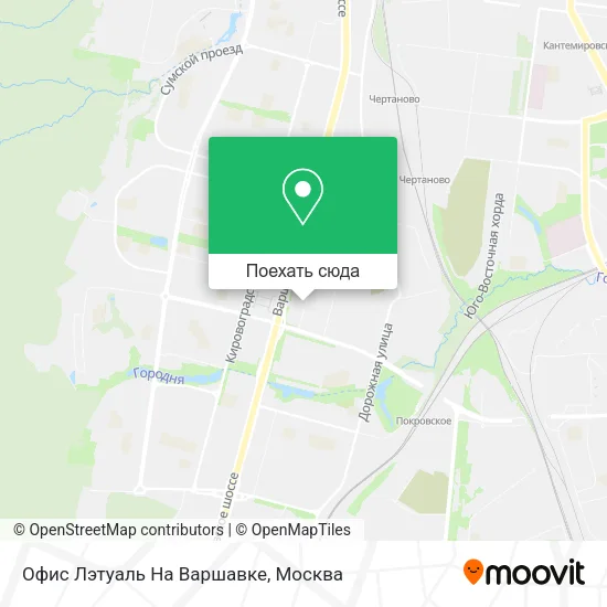 Карта Офис Лэтуаль На Варшавке