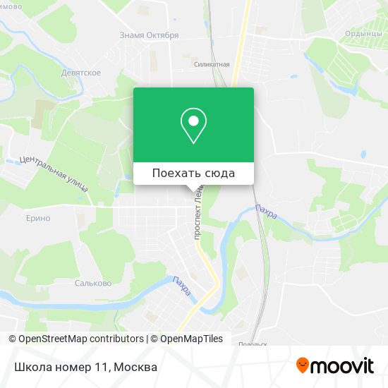 Карта Школа номер 11