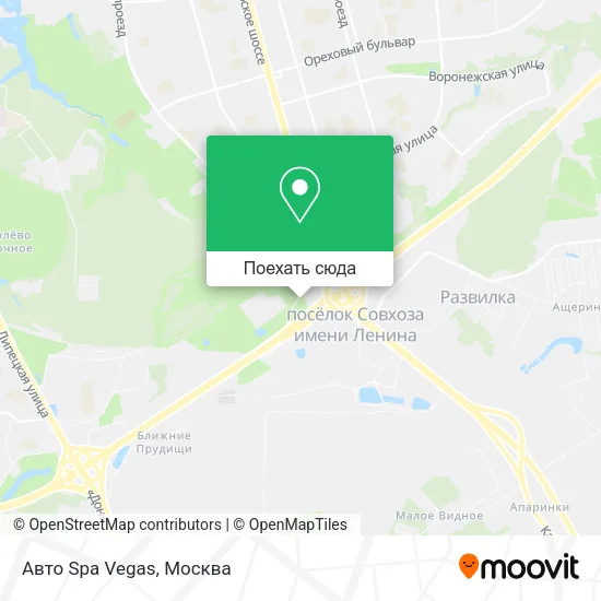 Карта Авто Spa Vegas