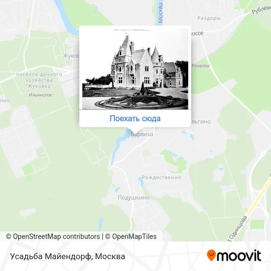Карта Усадьба Майендорф