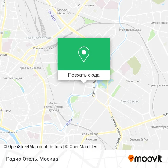 Карта Радио Отель