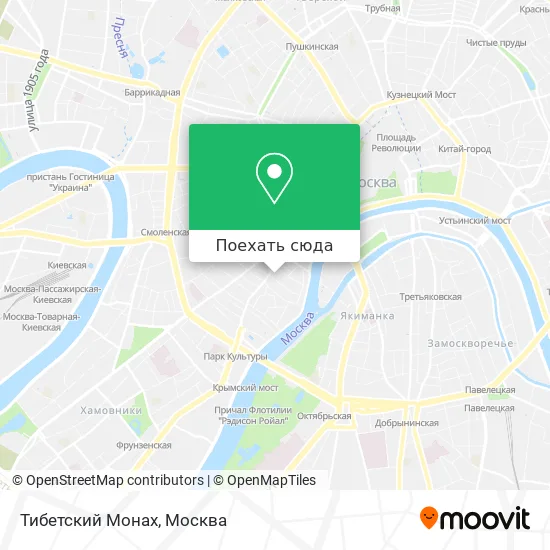 Карта Тибетский Монах