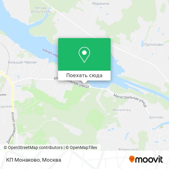 Карта КП Монаково