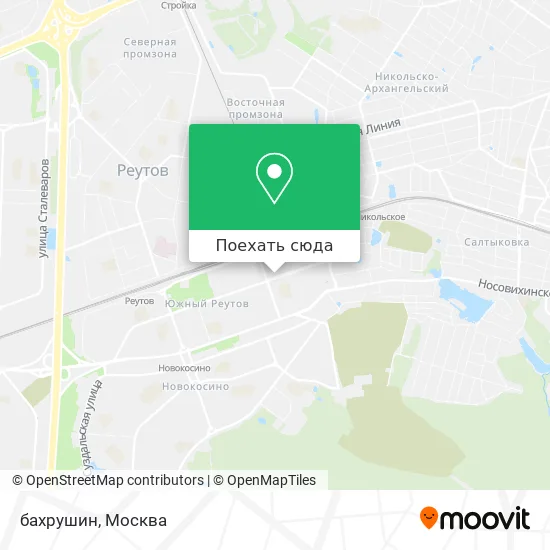 Карта бахрушин