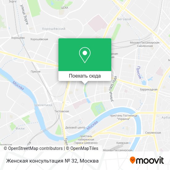 Карта Женская консультация № 32