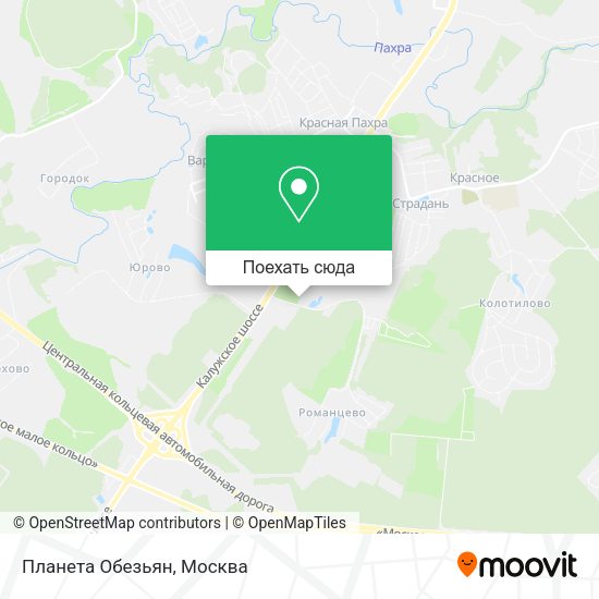 Карта Планета Обезьян