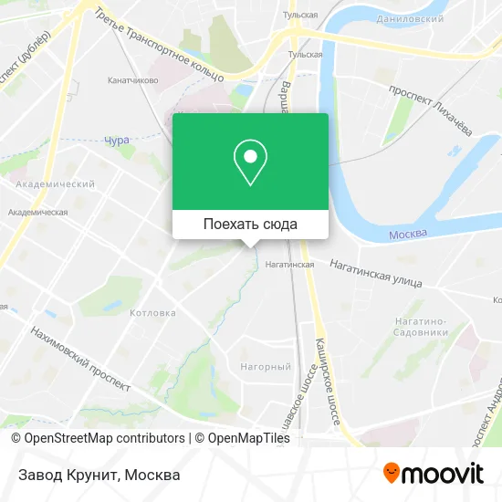 Карта Завод Крунит