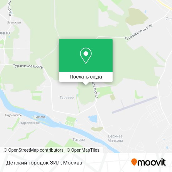 Карта Детский городок ЗИЛ