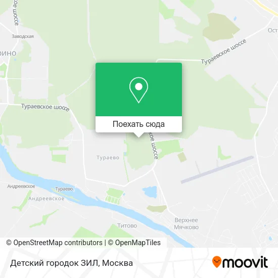 Карта Детский городок ЗИЛ