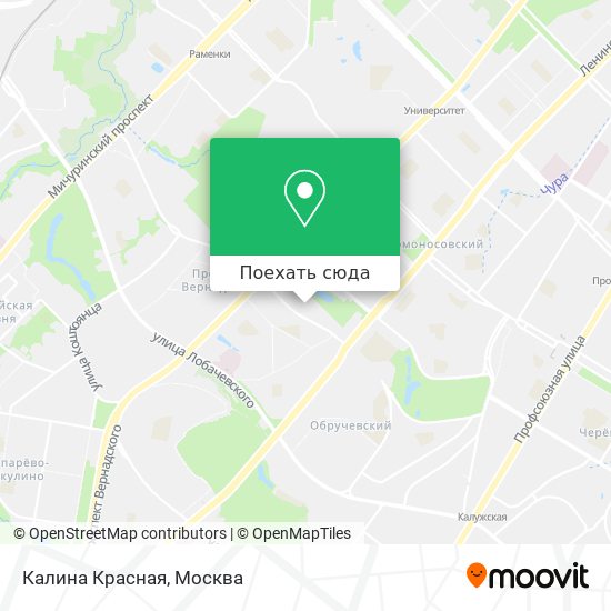 Карта Калина Красная