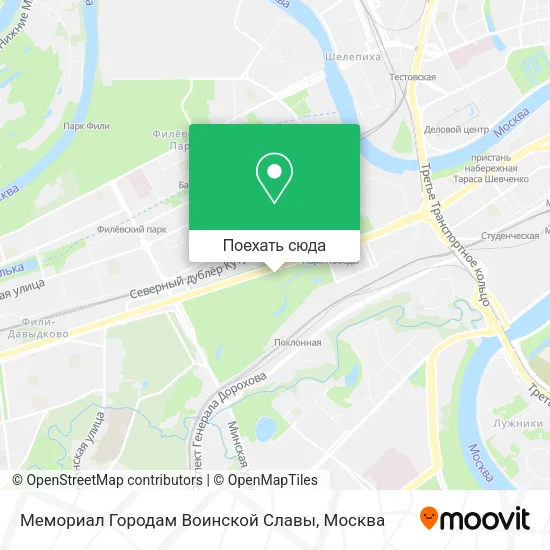 Карта Мемориал Городам Воинской Славы