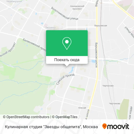 Карта Кулинарная студия "Звезды общепита"