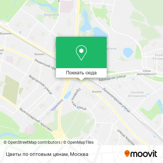 Карта Цветы по оптовым ценам
