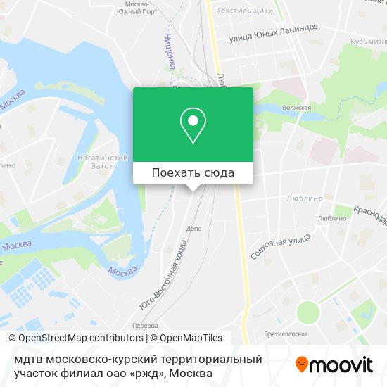 Карта мдтв московско-курский территориальный участок филиал оао «ржд»