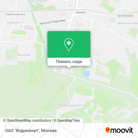 Карта ОАО "Водоканал"