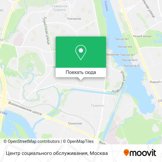 Карта Центр социального обслуживания
