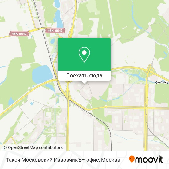 Карта Такси Московский ИзвозчикЪ– офис