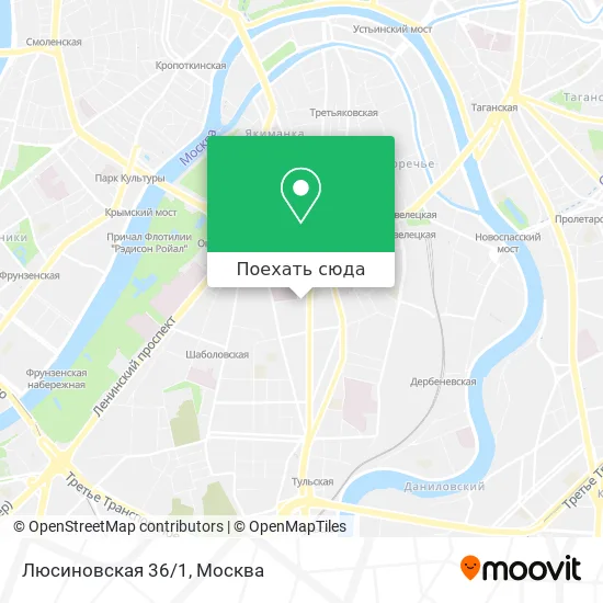 Карта Люсиновская 36/1